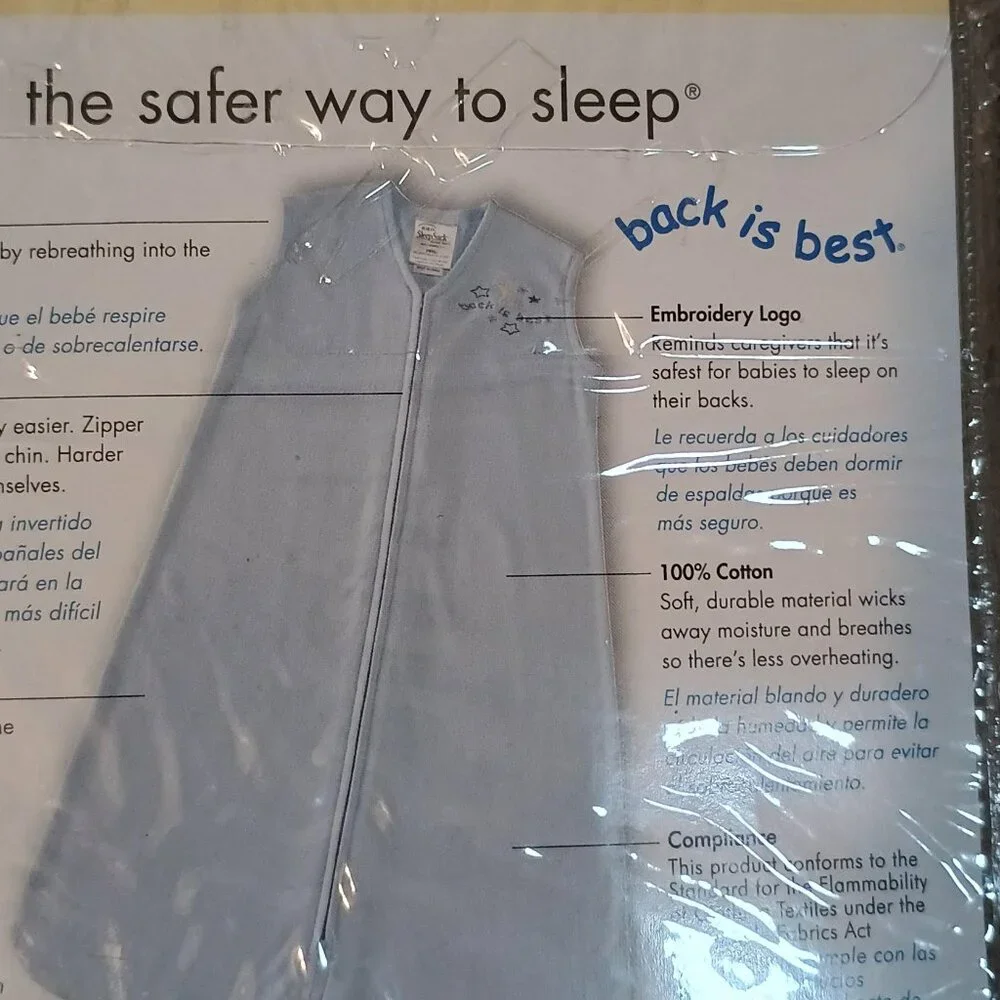 HALO/SleepSack Wearable Blanket/Unisex Medium 6-12M/Light Green 16-24lbs**